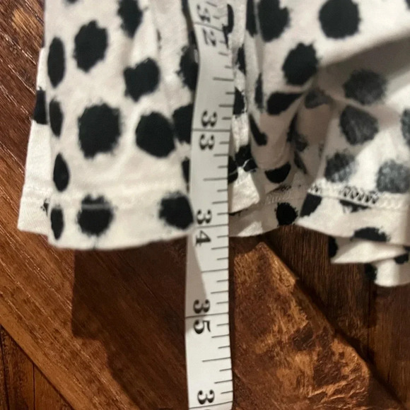 Loft‎ women’s white and black polka dot sleeveless midi dress size xsmall petite - Picture 6 of 7